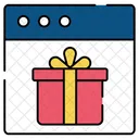 Web Gift Online Gift Gift Box Icon