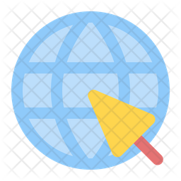 Web Global Icon - Download in Flat Style