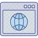 Web globe  Icon