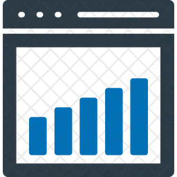 Gráfico da web  Ícone