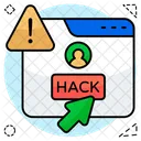 Web Hack Website Hack Webpage Hack Icon