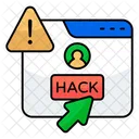 Web Hack Website Hack Webpage Hack Icon