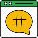 Asset Web Hashtag Icon