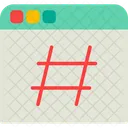Hashtag Media Network Icon