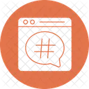 Hashtag Online Hashtag Browser Hashtag Icon