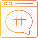 Hashtag Online Hashtag Browser Hashtag Icon