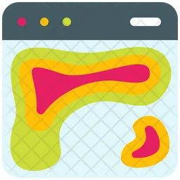 Web Heatmap  Icon