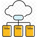 Web Hosting Server Database Icon