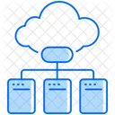 Web Hosting Server Database Icon