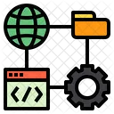 Network Web Hosting Icon