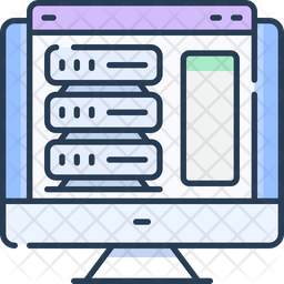 Web hosting and ftp Icon