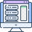 Web Hosting And Ftp Web Hosting Server Icon