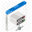 Web Hosting Web Server Web Datacenter Icon