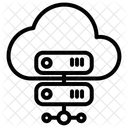 Cloud Host Hosting Icon