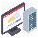 Web Hosting Data Center Web Server Icon