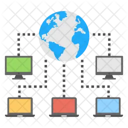 Web Hosting Structure  Icon