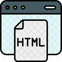 Web Html Html File Html Icon