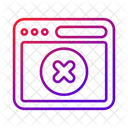 Web Remove Web Browser Icon