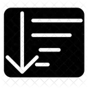 Sort Filter Sorting Icon