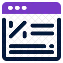 Web Site Page Icon