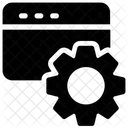 Impostazione Web Impostazione Dellapplicazione Impostazione Di Configurazione Icon
