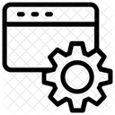 Impostazione Web Impostazione Dellapplicazione Impostazione Di Configurazione Icon