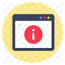 Web Info Web Information Online Info Icon