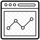 Analise De Negocios Grafico Financeiro Analise Grafica Ícone