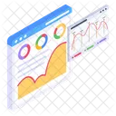 Web Statistics Web Infographic Online Data Icon