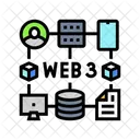 Web Integration  Icon