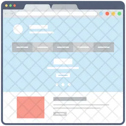 Web Interface  Icon