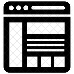 Web Interface Icon - Download in Glyph Style