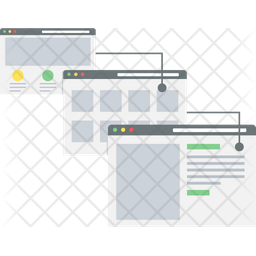 Web Interface Icon - Download in Flat Style