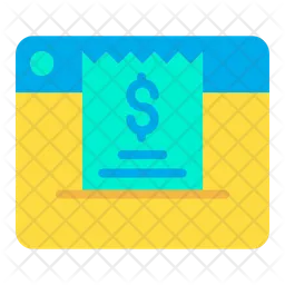 Web Invoice  Icon