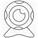 Web Kamera Dunnliniensymbol Icon