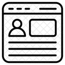 Konto Web Informationen Symbol