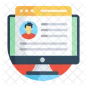 Webkonto Online Konto Benutzerkonto Symbol