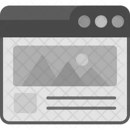 Web Landing Page  Icon