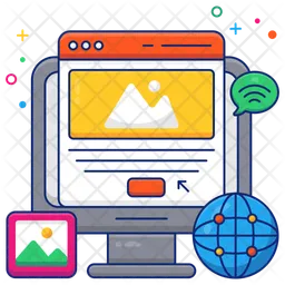 Web Landscape  Icon