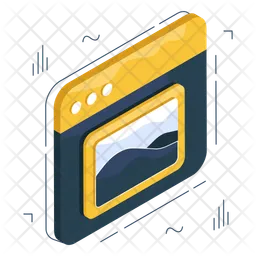 Web Landscape  Icon