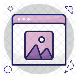Web Landscape  Icon