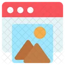 Web Landscape  Icon