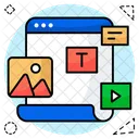 Web landscape  Icon