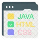 Web Language Programming Language Developer Icon