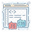 Binary Language Web Coding Programming Icon