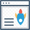 Web Launch Missile Icon
