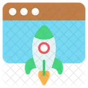 Web Launch  Icon