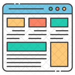 Web Layout  Icon