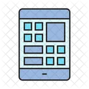 Web Layout Smartphone Mobile Icon