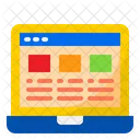 Web Layout Template Content Icon